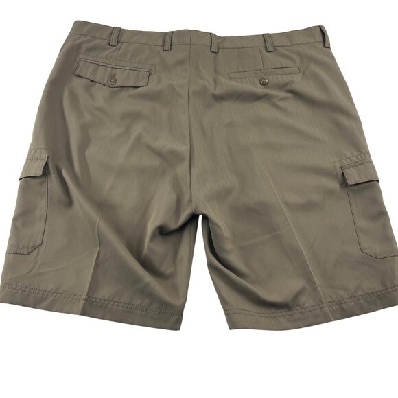 Island Republic Mens Cargo Shorts Size 44 Polyester Beige - Picture 4 of 4